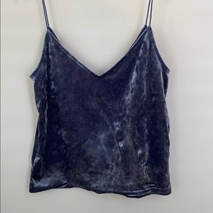 Velvet tank top